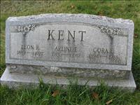 Kent, Leon R., Arline E. and Cora E